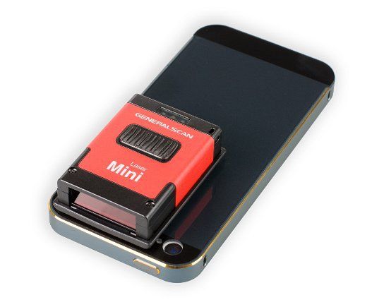 Generalscan GS-M100BT c мобильным телефоном