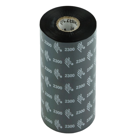 Красящая лента (Риббон) Zebra 2300 Wax (110mm x 362m, wax, втулка 1